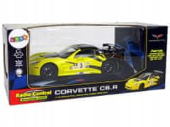 Rastar Závodní sportovní vůz R/C 1:18 Corvette C6.R žlutá