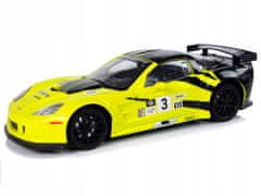 Rastar Závodní sportovní vůz R/C 1:18 Corvette C6.R žlutá