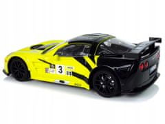 Rastar Závodní sportovní vůz R/C 1:18 Corvette C6.R žlutá