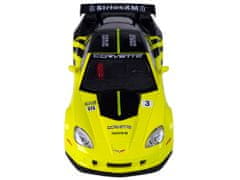 Rastar Závodní sportovní vůz R/C 1:18 Corvette C6.R žlutá