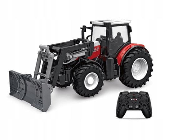 Rastar Zemědělský traktor s nakladačem 1:24 2,4GHz RTR