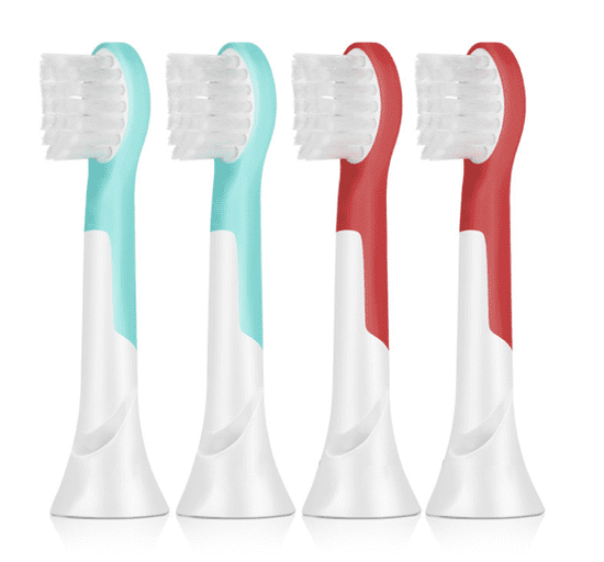 BMK Náhradní kompatibilní hlavice na elek. zubní kartáčky Philips Sonicare For Kids HX6034/33 - 4 ks - věk 4-6 let