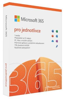 Kancelářský software Microsoft 365 pro jednotlivce