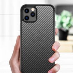 OEM Kryt iPhone 13 Sulada Carbon Fiber Hybrid černý