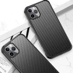 OEM Kryt iPhone 13 Sulada Carbon Fiber Hybrid černý