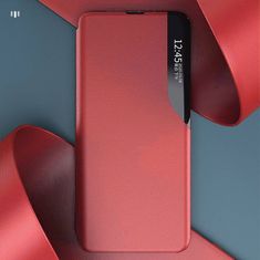 OEM Pouzdro Xiaomi MI 11 Flip Leather Smart View červené