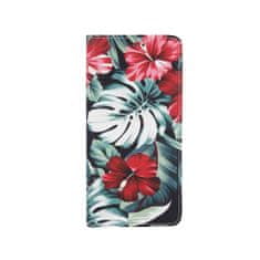 OEM Pouzdro flip Samsung Galaxy A22 5G red flower