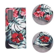 OEM Pouzdro flip Samsung Galaxy A22 5G red flower