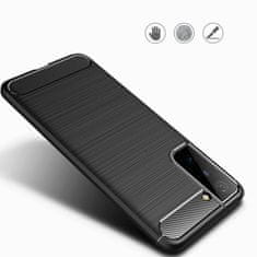 OEM Kryt Samsung Galaxy S21 FE Armored Carbon černé