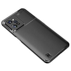 OEM Kryt Realme C31 Armored Shockproof Carbon Fiber černý