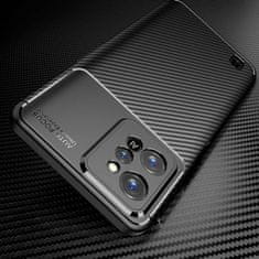 OEM Kryt Realme C31 Armored Shockproof Carbon Fiber černý