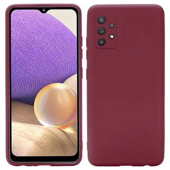 OEM Kryt Xiaomi Redmi Note 9 / Redmi 10x Silicone case burgundy