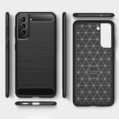 OEM Kryt Samsung Galaxy S21 FE Nexeri TPU Premium Carbon černé