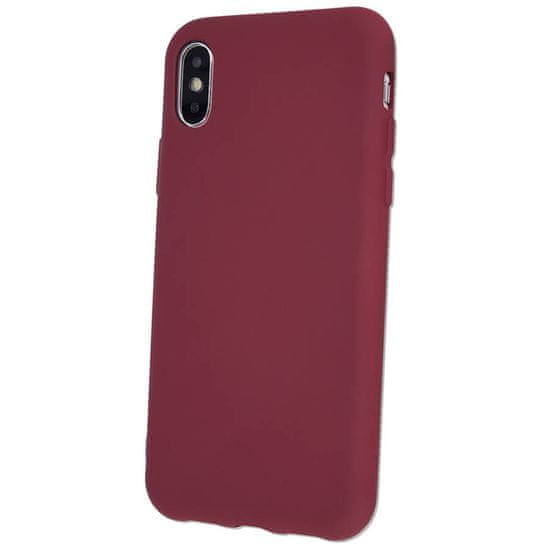 OEM Kryt Motorola Moto E7 Power Silicone case burgundy