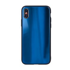 OEM Pouzdro Xiaomi Redmi Note 10 5G / Redmi Note 10T 5G / Poco M3 Pro Glass Case Rainbow blue