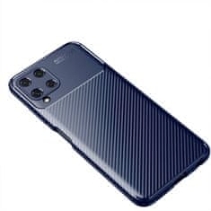 OEM Kryt Samsung Galaxy A22 5G Armored Carbon Fiber modrý