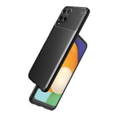 OEM Kryt Samsung Galaxy A22 5G Armored Carbon Fiber černý