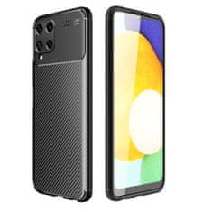 OEM Kryt Samsung Galaxy A22 5G Armored Carbon Fiber černý