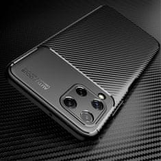 OEM Kryt Samsung Galaxy A22 5G Armored Carbon Fiber černý