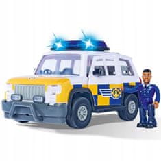 Simba Hasič Sam Jeep Policejní Malcolm Akční figurka