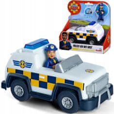 Simba Hasič Sam Policejní Jeep 4x4 Mini akční figurka