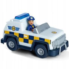 Simba Hasič Sam Policejní Jeep 4x4 Mini akční figurka