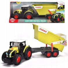 Dickie Farm Velký traktor Claas s přívěsem 64 cm