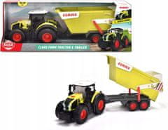 Dickie Farm Velký traktor Claas s přívěsem 64 cm