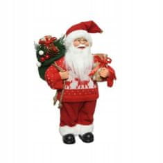 Kaemingk Figurka Santa Clause s dárky Vánoce 30 cm