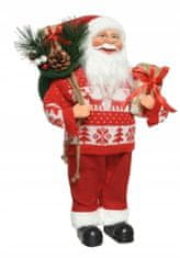 Kaemingk Vánoční figurka Santa Clause 45 cm