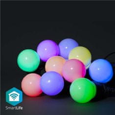 Nedis Párty osvětlení SmartLife LED, Wi-Fi, RGB, 10 LED, 9 m, Android / IOS