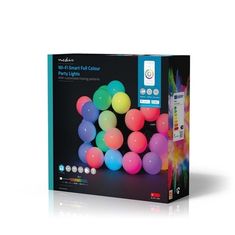 Nedis Párty osvětlení SmartLife LED, Wi-Fi, RGB, 48 LED, 10.8 m, Android / IOS