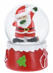 Koopman Vánoční sněhová koule Santa Claus 6 cm