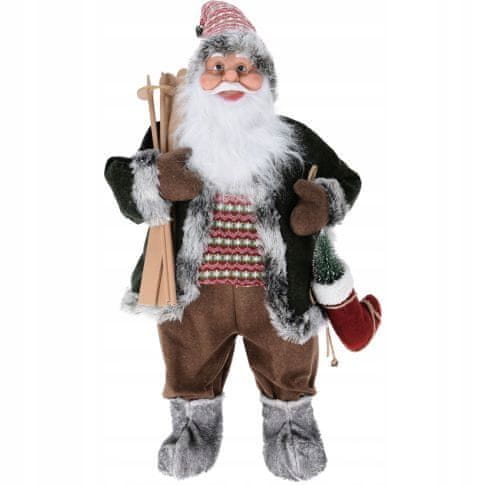 Koopman Vánoční ozdobná figurka Santa Clause stojící 80 cm