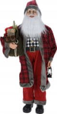 Koopman Vánoční figurka Santa Clause červená 110 cm