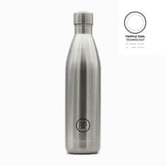 Cool Bottles Nerezová termolahev COOL BOTTLES Metallic Silver třívrstvá 750ml