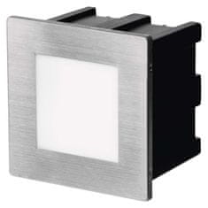 Emos EMOS LED orientační vestavné svítidlo 80×80, 1,5W teplá bílá IP65 1545000090