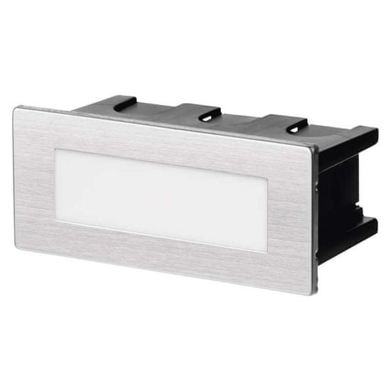 Emos EMOS LED orientační vestavné svítidlo 123×53, 1,5W tep. bílá IP65 1545000080