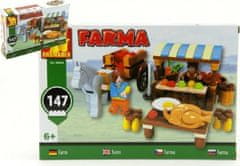 Dromader Stavebnice Farma 28406 147ks v krabici 22x15x4,5cm