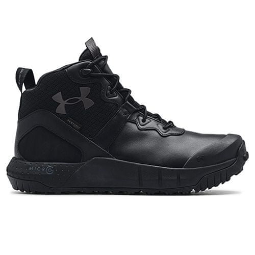 Under Armour UA MG Valsetz Mid LTHR WP-BLK, UA MG Valsetz Mid LTHR WP-BLK | 3024334-001 | US 10 | EU 44