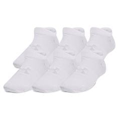 Under Armour UA Yth Essential No Show 6pk-WHT, UA Yth Essential No Show 6pk-WHT | 1370543-100 | SM