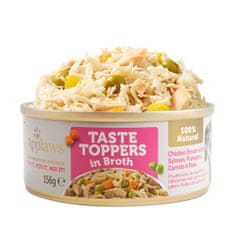 Applaws konzerva Dog Taste Toppers Broth Kuře s lososem 6x156g