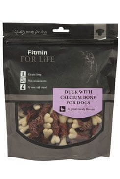 Dibaq Pochoutka FFL dog treat duck with calcium bone 400g