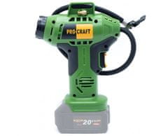 Procraft LK20 akumulátorový kompresor 20V Li-ion, bez baterie a nabíječky 