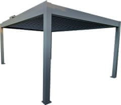 Gluc G2 Bioklimatická pergola MEDIUM 4 x 4 x 2.7 m