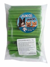 Juko Dentální kříž Mentol Snacks 1 kg (cca 44 ks)