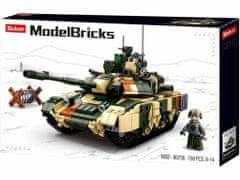 Sluban Model bricks m38-b0756 velký bitevní tank