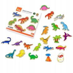 Viga Viga Toys Magnety na ledničku Dřevění dinosauři V