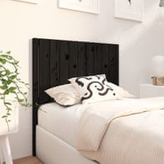 Greatstore Čelo postele černé 95,5 x 4 x 100 cm masivní borovice