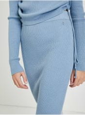 Guess Světle modrá pouzdrová svetrová sukně Guess Calire XS